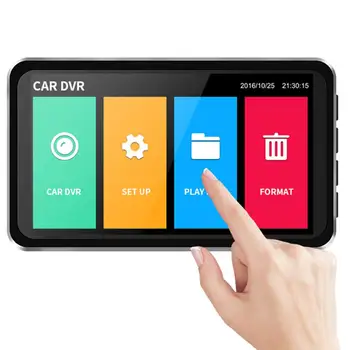 

3" HD Car DVR Touch Screen Dash Cam Driving Recorder 170 Degree Dual Lens With Night Vision WDR G-sensor 24h Parking Monitor
