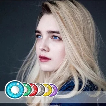 

EYESHARE 2pcs/pair Enlarger Eyes Cosmetic Colored Halloween Cosplay Contact Lenses Yearly Use Contacts