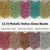 2mm Miyuki Delica Metal Gloss Beads Glass For Diy Handmade Jewelry Women Charm Gift Bohemia Style Bracelet Necklace Accessories ► Photo 1/6