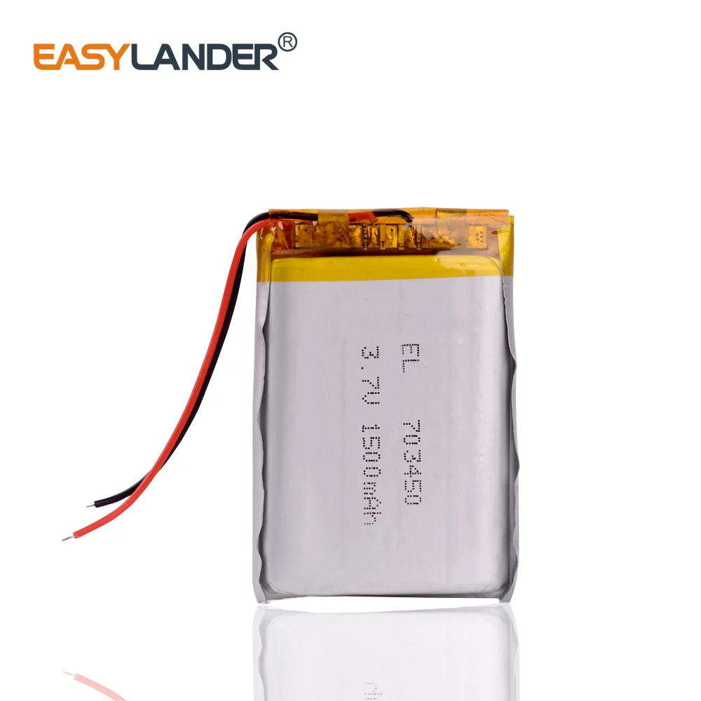 703450 3 7 V 1500mAh литий полимерный ионный аккумулятор для MP4 MP5 PDA GPS DVR DVD power bank динамик