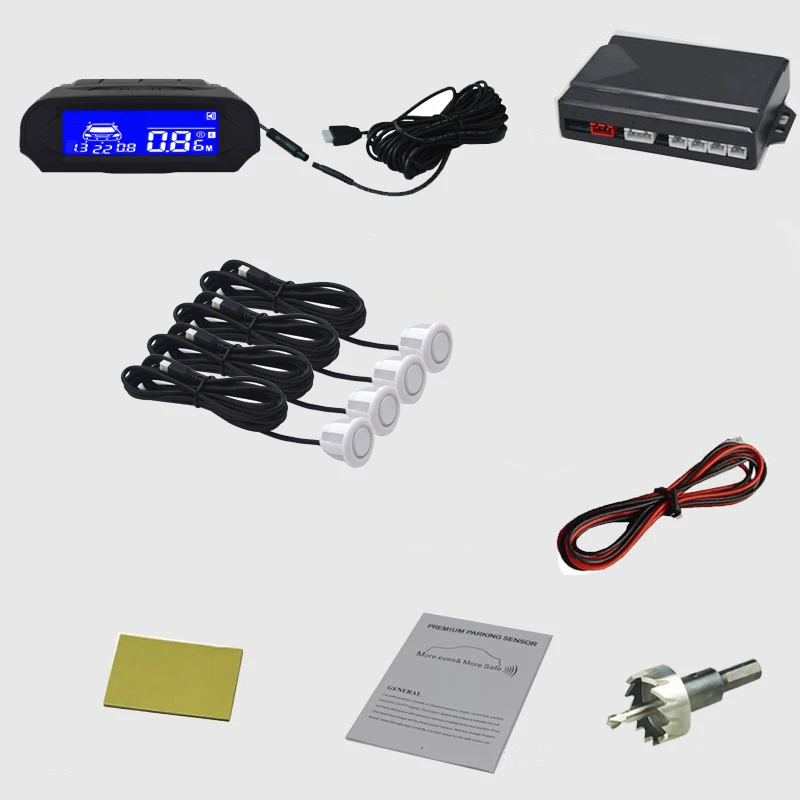 Парковочный датчик цифровой парктроник с ЖК дисплеем и подсветкой|parking sensor kit