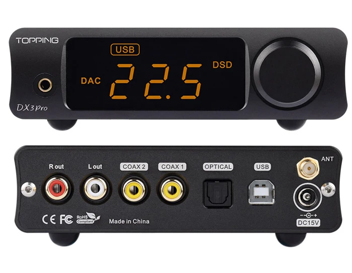 Топпинг DX3 Pro LDAC версия 2* AK4493 TPA6120A2 32 бит/768 кГц Hifi USB Bluetooth 5,0 DSD512 ЦАП усилитель для наушников