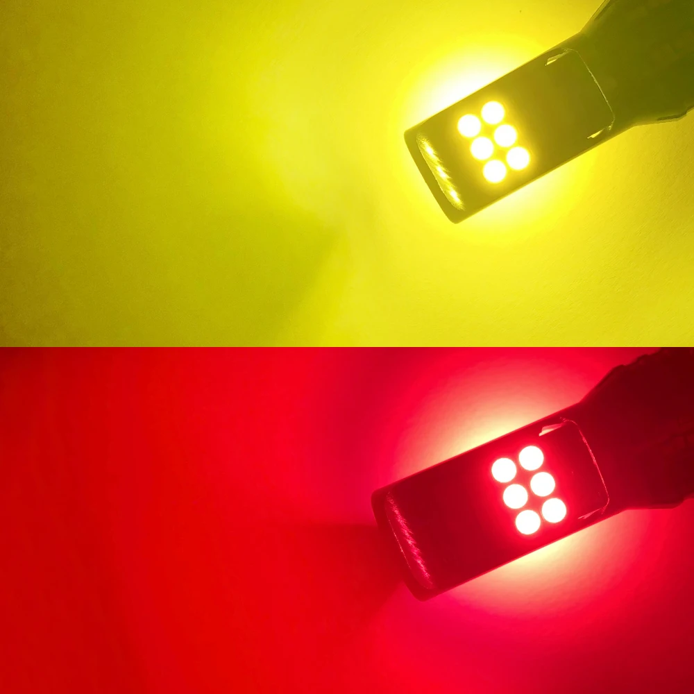 Желтые и красные интегрированные светодиодные противотуманные фары s Car H8 H11 H9 Led