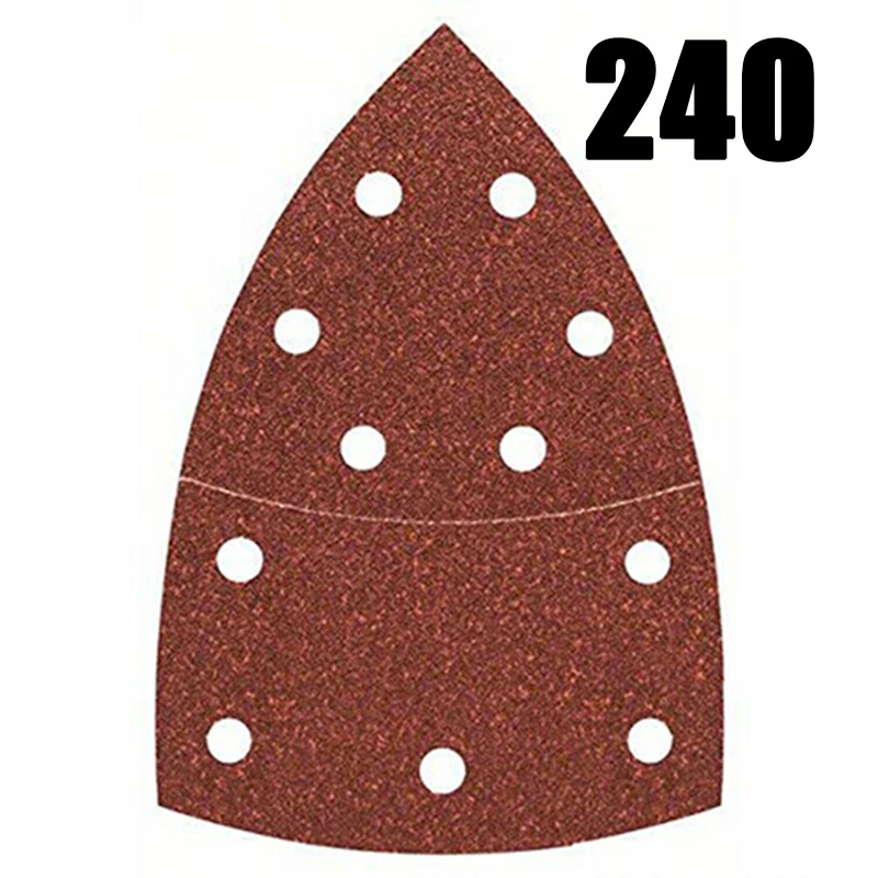 

For Bosch PSM 100A Details Palm Sander Sanding Sheets Replacement 10Pcs Abrasive 240 Grit Set