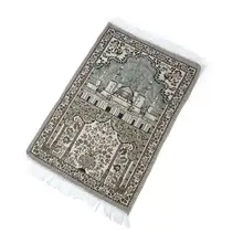 Исламский молитвенный коврик для дома, гостиной, толстый, с кисточками, пол, мягкий, молитвенный коврик, украшение, мусульманское Молитвенное одеяло, этнический ковер