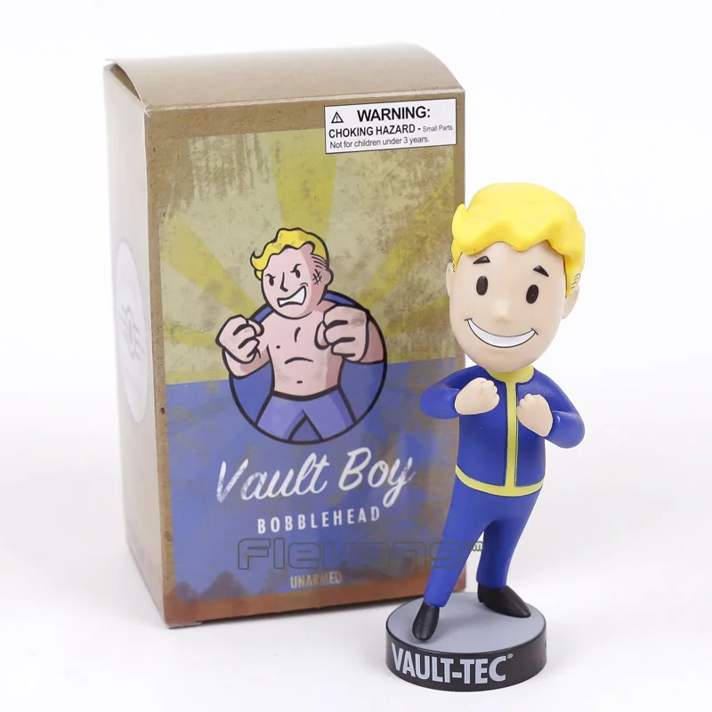 Unarmed Fallout хранилище мальчик качающаяся голова кукла ПВХ фигурка Коллекционная модель игрушки Brinquedos 7 видов стилей - Цвет: Unarmed
