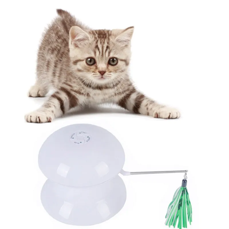 Электрический светильник игрушка-тизер для кошек Pet USB перезаряжаемая Автоматическая кошачья интерактивная игрушка Кот тренажер игрушка для дома