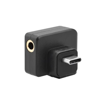 

Connector Mini Mic Adapter Dual 3.5mm Professional Portable Charging ABS Data Transmission Audio Practical For OSMO ACTION