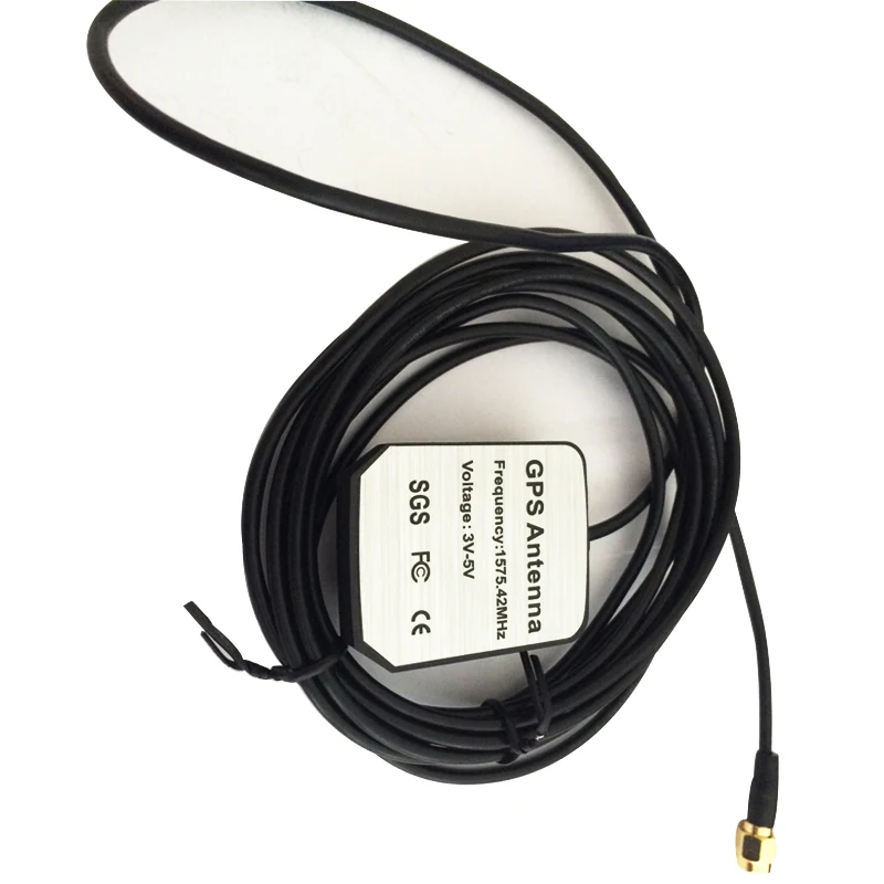GPS Antenna SMA Connector 3M Cable GPS Receiver For Speedometer Car Navigation Night Vision Camera Player