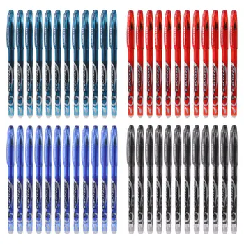 

0.5mm Erasable Pen Red Blue Black Refill Gel Ink Pens Set School Office Supplies Stationery Student Kids Gift 12pcs