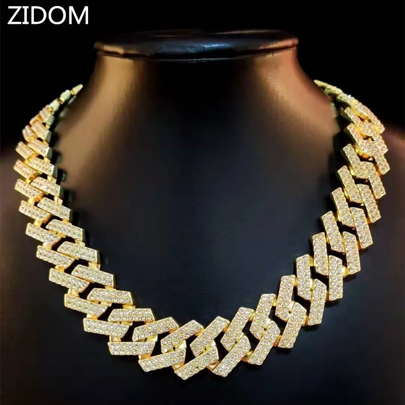 Collares de cadena ostentosos estilo Hip