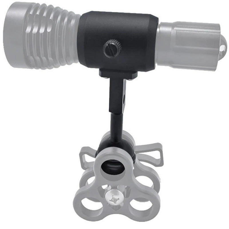 New Flashlight Torch Mount Universal Ball Joint Bracket Arm For Buoyancy Fill Light Lamp Holder Diving Torch Photography Lights