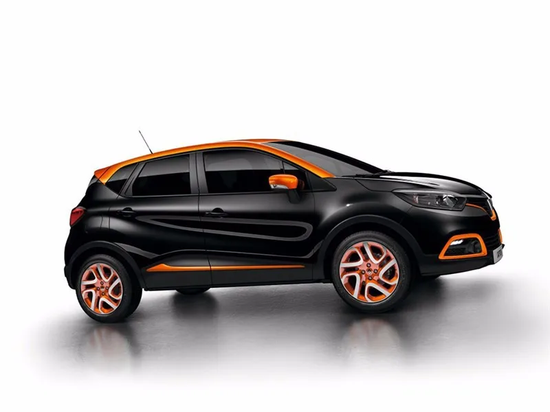 Для автомобиля Аксессуары для стайлинга Renault Captur- Накладка на порог Накладка педали из нержавеющей стали Автонаклейка