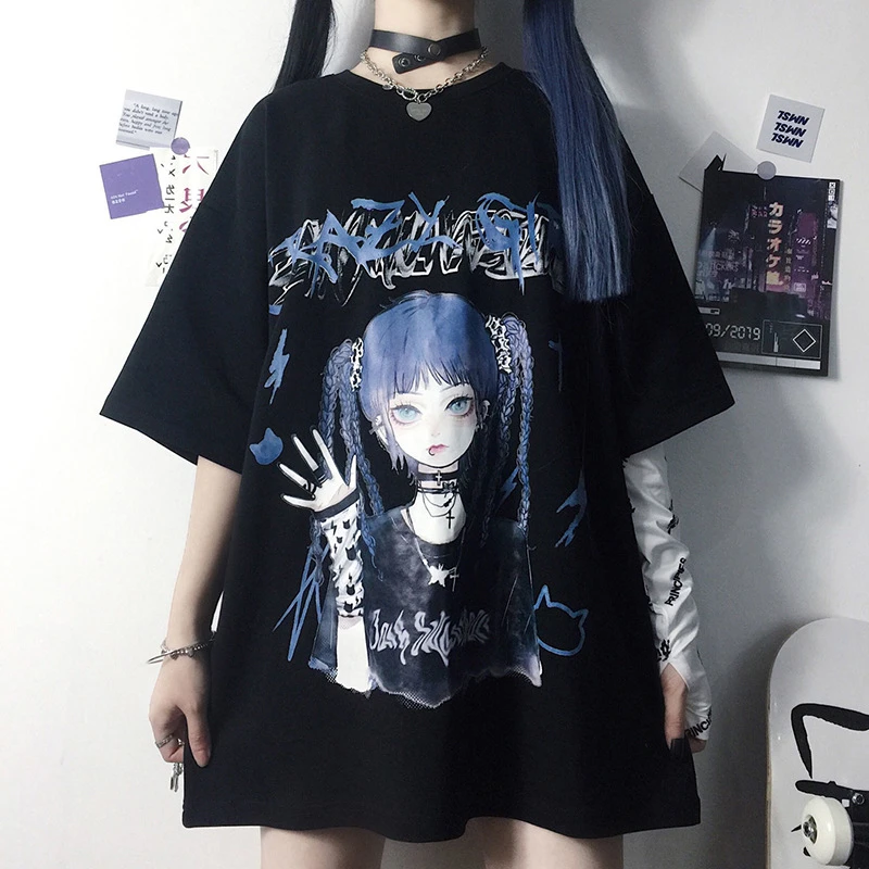 Y2k Aesthetic Outfits Style Harajuku Anime Fashion T-Shirt Pastel Goth  Fashion, Harajuku Outfits, Alt Outfit | lupon.gov.ph