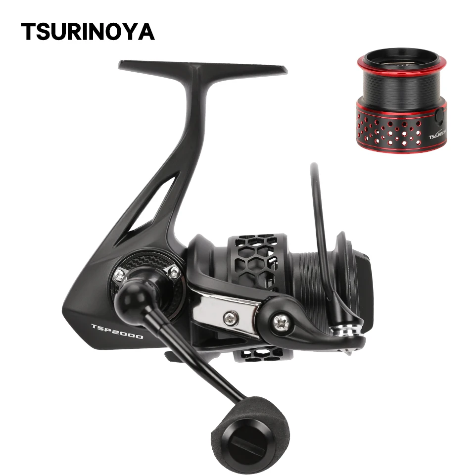 TSURINOYA для рыбалки катушка TSP 2000 двойной катушки металлический спиннингом 11 + 1BB