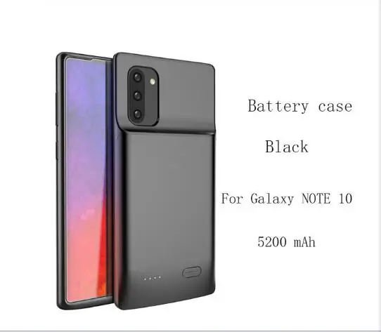 For note10 5200 мАч/6000 мАч портативный чехол-аккумулятор для samsung note 10 дополнительный противоударный чехол для Galaxy Note10 - Цвет: For note10