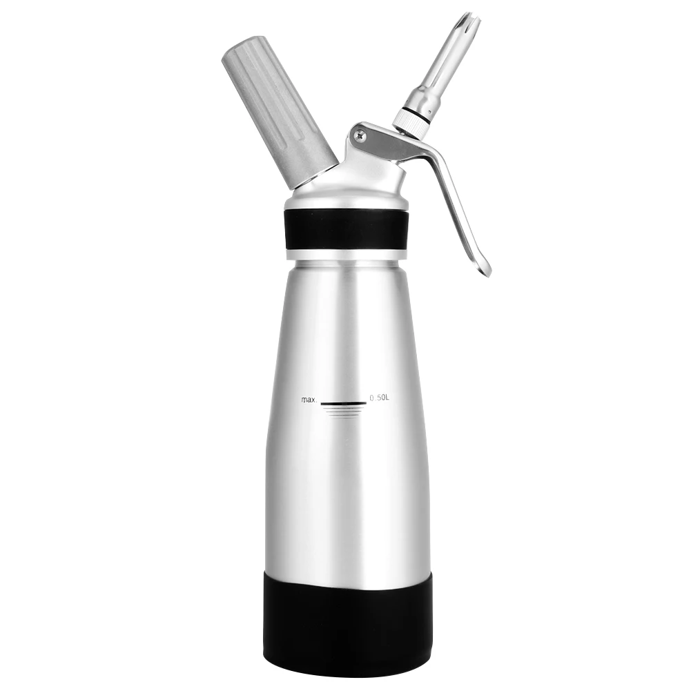 500ml Aluminum Cream Whipper Foamer Cream Gun Soda Machine Cream Dispenser Whipper DessertMilk