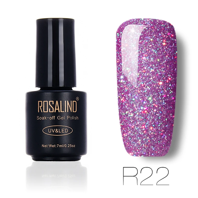 R22 ROSALIND Гель-лак для ногтей гибридные Лаки впитывающие гель для ногтей полуперманентный гель основа верхнее покрытие лак для ногтей для маникюра - Цвет: R22