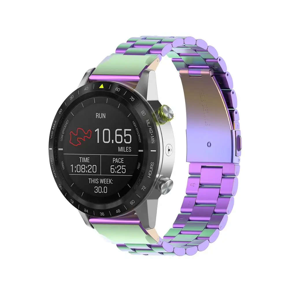 Ремешок Garmin fenix6S/fenix 5s plus/fenix5s для Garmin fenix6X/fenix5x/fenix5x puls/fenix3 магнитные ремни из нержавеющей стали