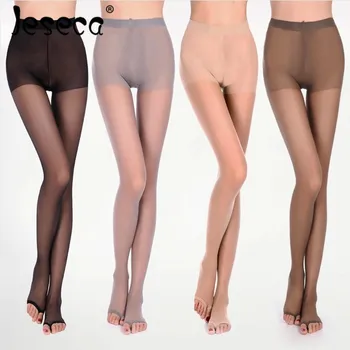 

Jeseca New Sexy Thin High Hosiery Tights Open Toes Breathable Pantyhose Stocking Legs Lady Thin Shaping Female Stocking Lingerie