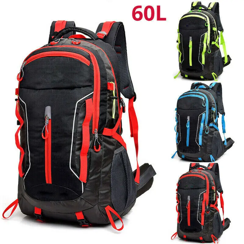 

Waterproof Climbing Sports Bag 60L Outdoor Backpack Adult Camp Self-driving Travel Ultralight Rucksack Hiking Backpacks