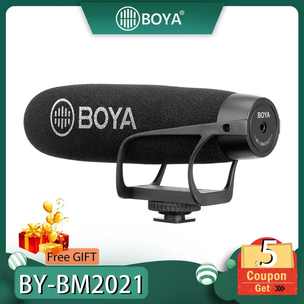 BOYA BY BM2021 суперкардиоидный микрофон для видеокамеры DSLR Canon Nikon Sony Panasonic|Микрофоны| |