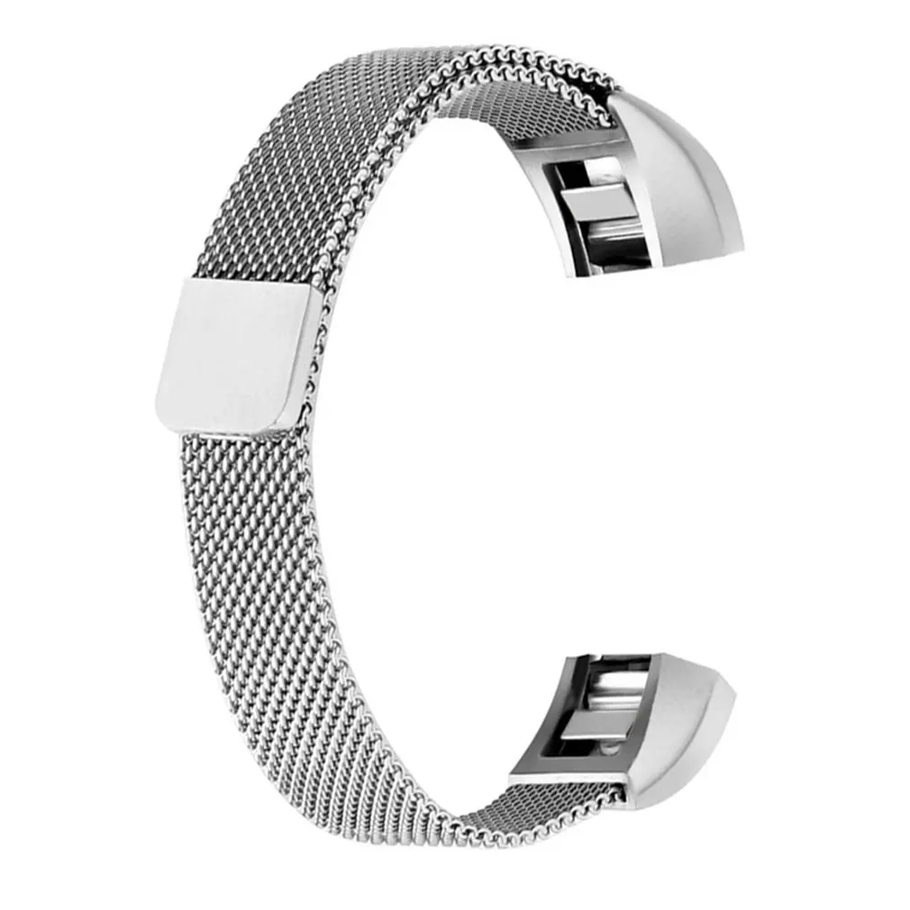 1 Small Одножильный провод из нержавеющей стали, сетка с замком для Fitbit Alta HR магнитный с миланским плетением ремешок из нержавеющей стали - Цвет ремешка: 1 Small