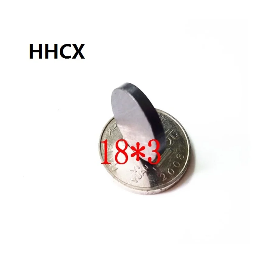 50 шт./лот Y30 диск Ферритовый Магнит 18*3 постоянный магнит 18 мм x 3 черный круглый для