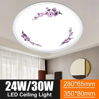 

12W/24W/30W LED Ceiling Light Modern Led Ceiling Lamps Cool Light for Living Room Surface Mounted Led Ceiling Lighting AC85-265V