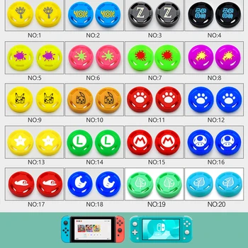 

Nintend Switch Joystick Cover Thumb Grip Caps For Nintendo Switch /lite Game Joycon Controller Cases NS Analog Stick Protetion