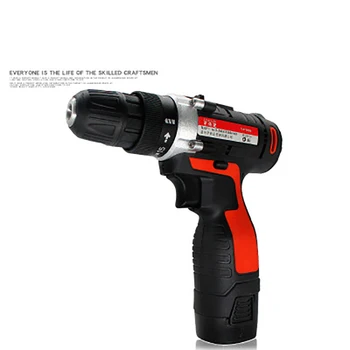 

24V Professional Cordless Rechargeable Electric Drill Home Ergonomics Design Detachable Lithium Battery Power Impact Drills
