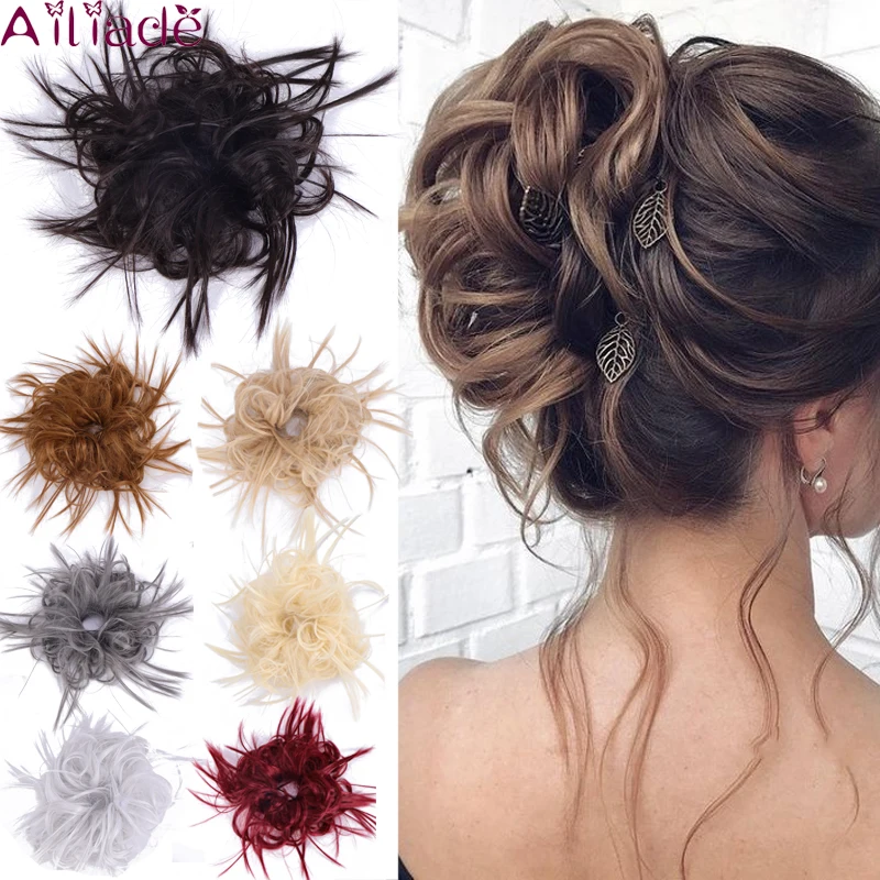 Шиньон AILIADE Scrunchy для женщин синтетический удлинитель волос Женский шиньон