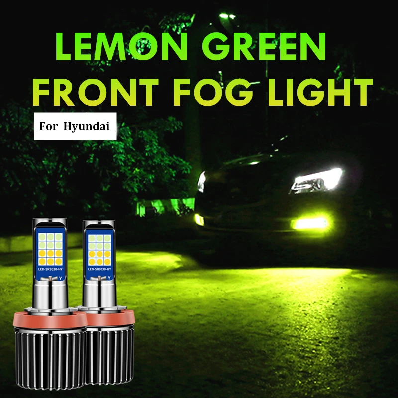

2PC H11 H8 Car LED Bulbs Driving Fog Light Lamp Bulb For Hyundai Azera 2009 2010 2011 2015 Grand SanteFe 2013 Tuscani Veracruz