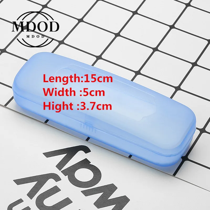 

Simple And Stylish Portable Transparent Shell Case Protector Box For Clip-on Flip-up Lens Glasses Sales