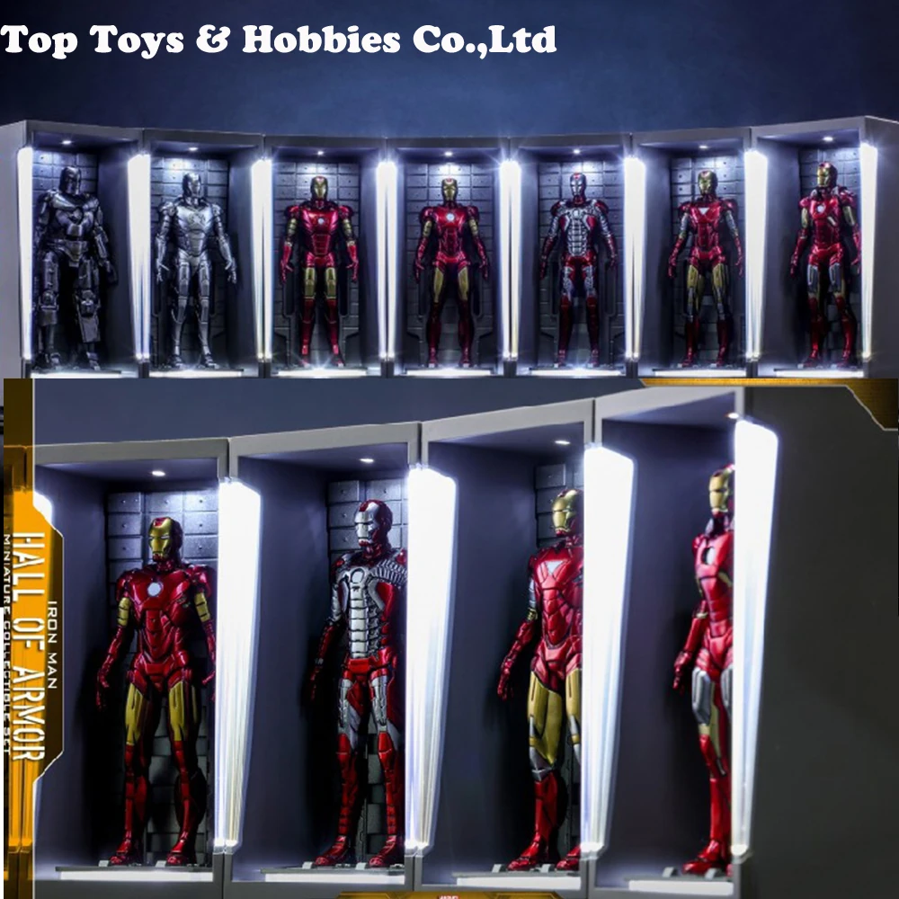 Hottoys 1/12(MMSC005-11) MMSC005 MK1 MMSC006 MK2 MMSC007 MK3/MMSC008 MK4/MMSC009 MK5/MMSC010 MK6/MMSC011 MK7 «Железный человек», с коробкой