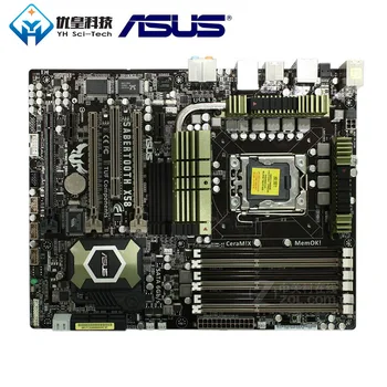 

Asus SaberTooth X58 Intel X85 Original Used Desktop Motherboard Socket LGA 1366 Core i7/i5/i3/Pentium/Celeron DDR3 24G ATX