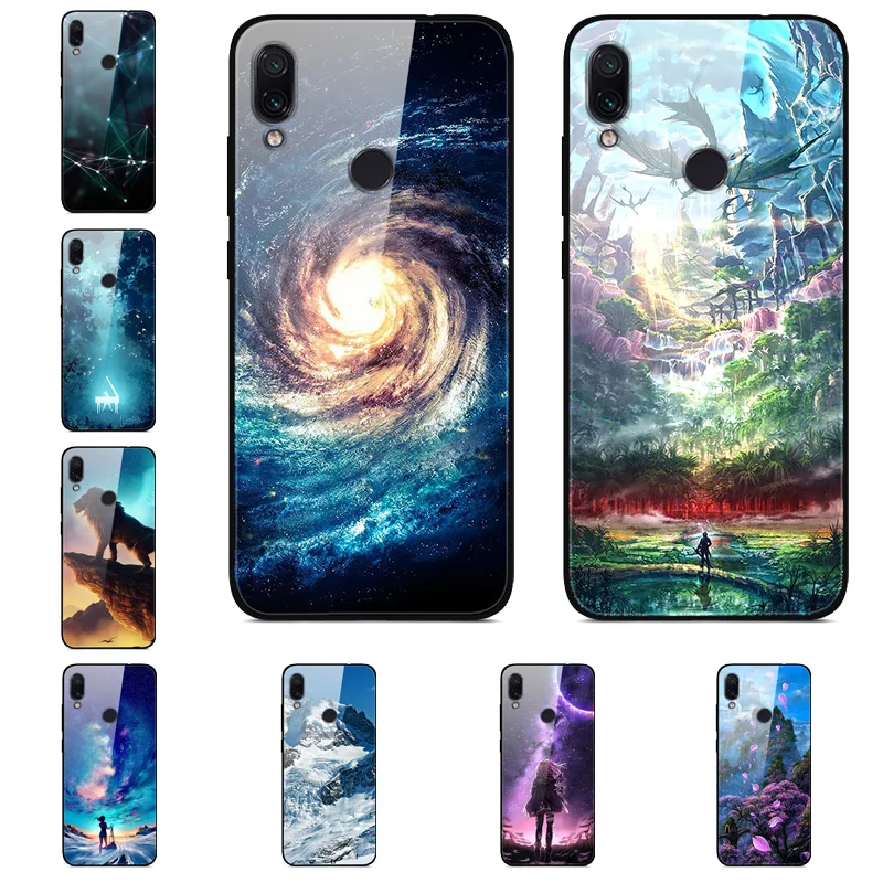 Для Xiaomi Redmi 7 Чехол для Redmi 7A чехол жесткое стекло закаленное покрытие для Redmi 5 5plus чехол Fundas на Redmi 6 6A чехлы для телефонов