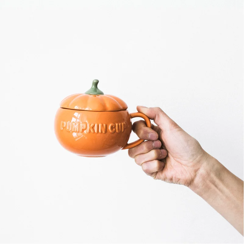 tazas de ceramica creativas ins чашка с изображение тыквы canecas divertidas молочная Кружка Кофейные чашки и кружки забавные caneca пасторальный завтрак