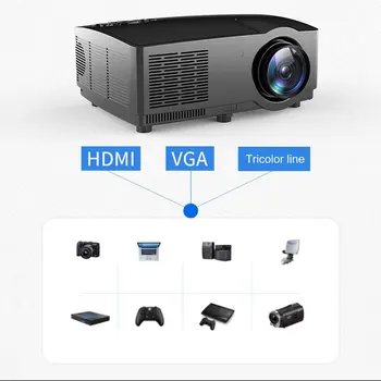 

J11 Projector true stereo super sense sound quality HD 1080P home projector practical durable Projector