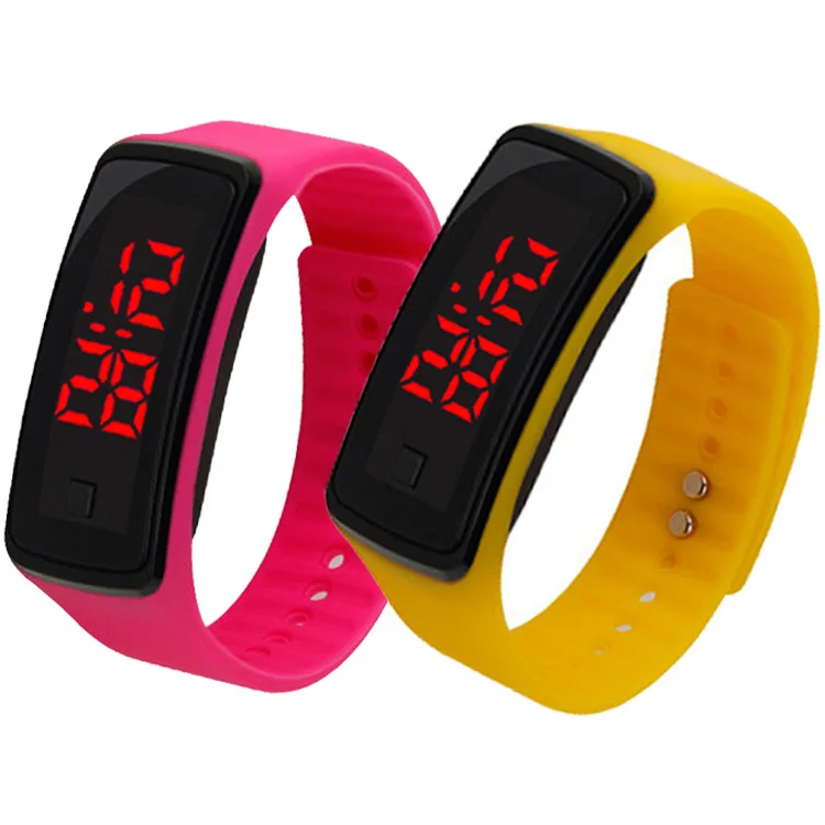 

Hot Selling Children ledwatch Silica Gel Bracelet Watch Students Multi-functional Outdoor Sports Casual with Numbers Electronic