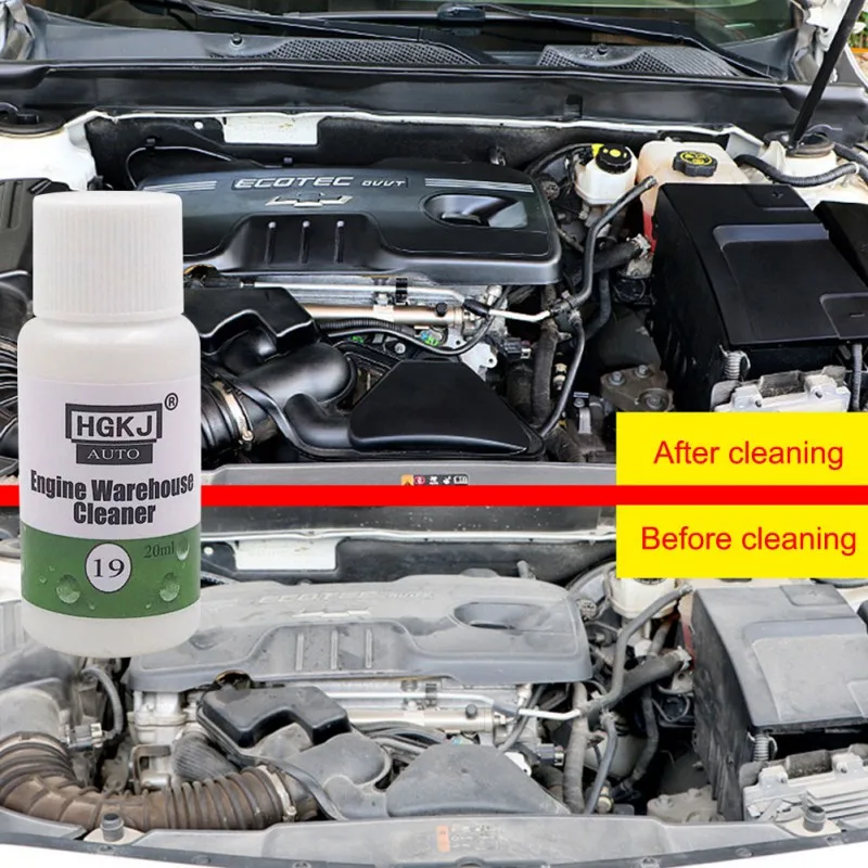 

hgkj Engine Compartment Cleaner to Remove Heavy Oil Automotive Cleaning Kits Decontamination Practical High Quality Durable 50ML