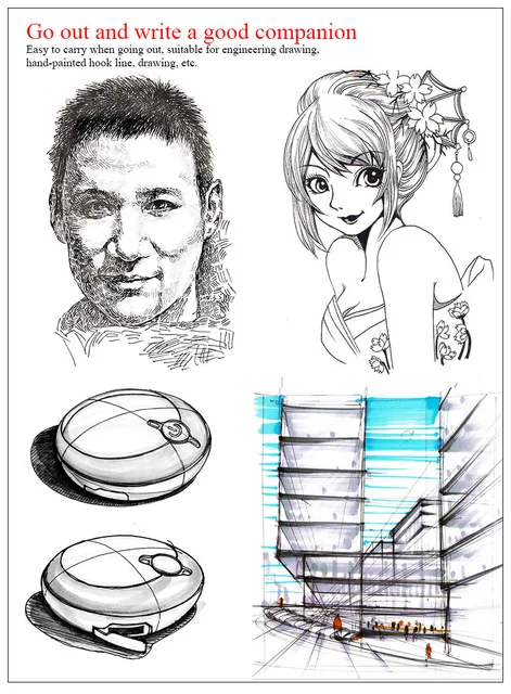 Sakura/sipa Pigma Micron-bolígrafo De Diseño Gráfico Finliner 003