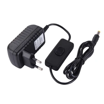 

Led Power Supply Adapter with Inline on off Switch for 12V 3528 Led Light Strip or 5630 5050 Led Strip