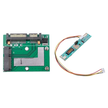 

2 Set Ccfl Connector Inverter Board Lcd Panel Monitor Single Lamp & 1 Pcs Mini Adapter Converter Card Pcie Module Board