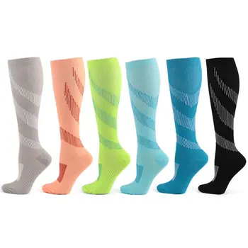 

Autumn Winter New Compression Stockings Soild Color Nylon Outdoor Sports Breathable Reduce Varicose Veins and Muscle Fatigue