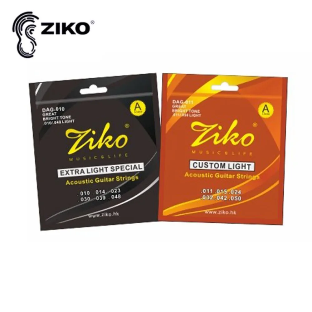 6 Strings/set ZIKO DAG 010-011 Classical  Acoustic Guitar Strings Musical Instruments Guitar String Guitar Parts Dropshipping