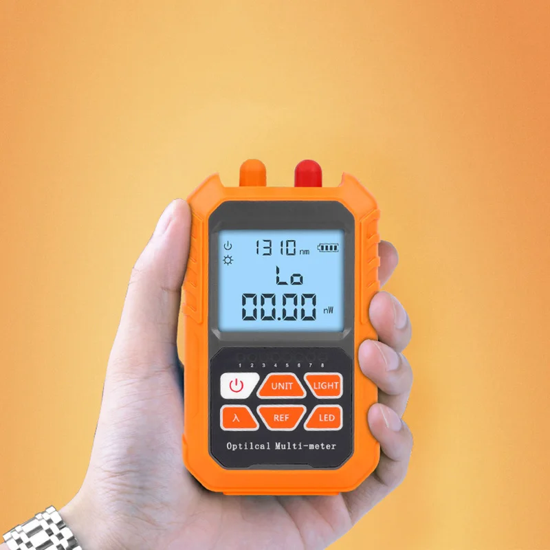 3In1 Optical Power Meter Visual Fault Locator Network Cable Test Led Lighting Optical Fiber Tester 1Mw With 5Km Visual Fault Loc