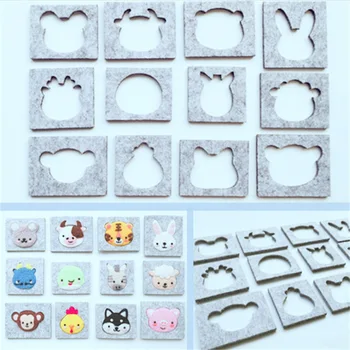 

Animal Wool Felt Mold Needle Felting DIY Craft Stencil Applique Mold Accessories Felt Starter Kit Pattern Woolcraft For Beginner