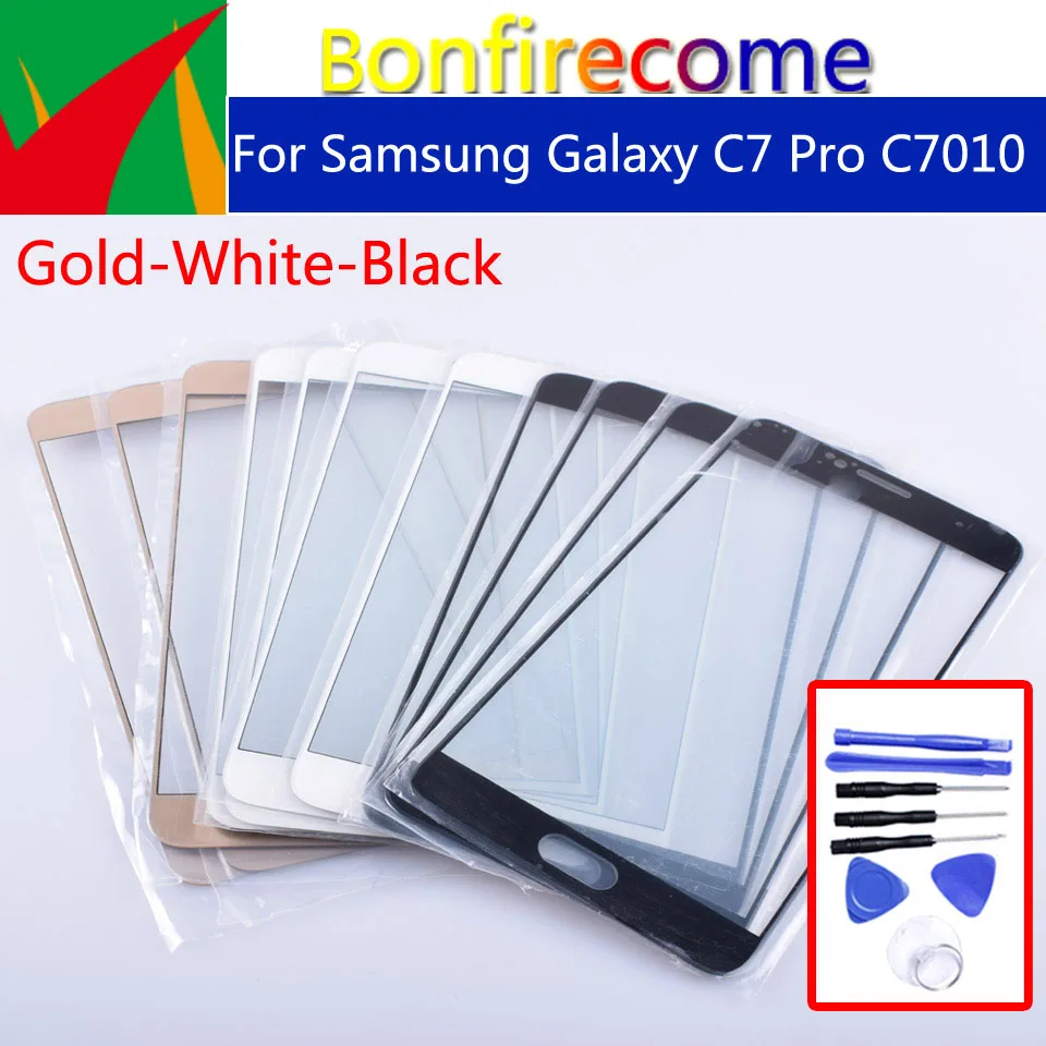 5 7 &quotдля Galaxy C7 Pro C7010 SM C7010Z сенсорный экран передняя стеклянная панель внешняя