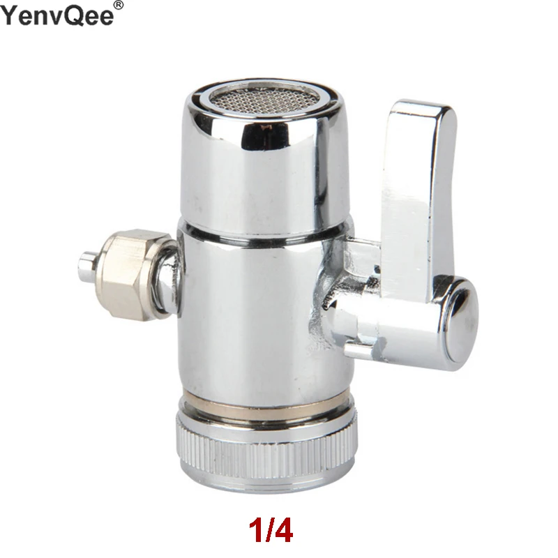 Adapter Diverter Valve Counter Top Water Filter 1/4 Inch Tube For Ro Water Purifier System - Water Parts -